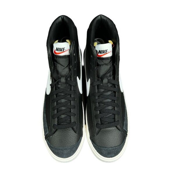 Nike Blazer Mid '77 Vintage Black White Sail Shoes BQ6806-002 Men's Size 10.5 - Picture 7 of 9